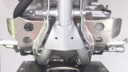 WORKS ENGINE GUARDS (PR) CRF150R 07-09 PART# 23-008 NEW