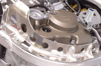 WORKS ENGINE GUARD/LEFT CRF250R 04-09 PART# 23-070 NEW