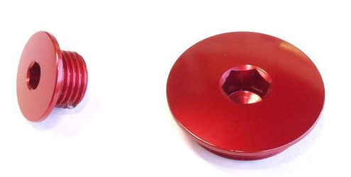 WORKS Engine Plugs Yzf450 Red PART NUMBER 24-595