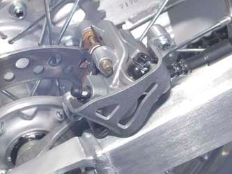 WORKS REAR CALIPER GUARD YZ/YZ-F/WR PART# 25-033 NEW