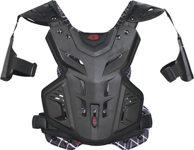 EVS F2 CHEST PROTECTOR BLACK MEDIUM PART# F2BK-M