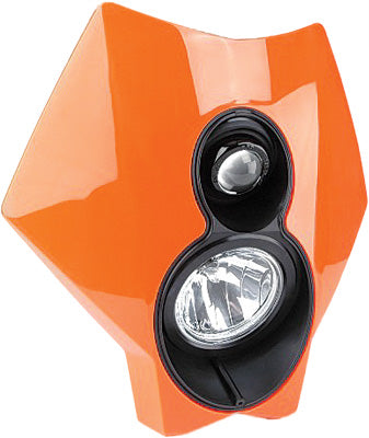 TRAIL TECH X2 DUAL SPORT HALOGEN LIGHT (ORANGE) PART# 37T3-70 NEW