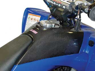 LIGHTSPEED FUEL TANK COVER - YFZ450 CARBON FIBER PART# 381-00540 NEW
