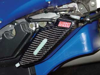 LIGHTSPEED COOLANT OVERFLOW BOTTLE COVER 411-00540