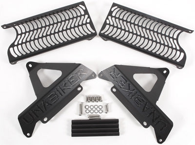 UNABIKER RADIATOR GUARD HONDA 04-12 CRF250X PART# HF250X-K NEW