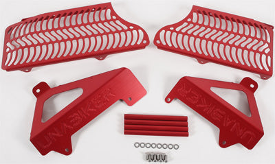 UNABIKER Radiator Guard (Red) PART NUMBER SRMZ0809-R