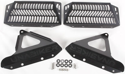 UNABIKER RADIATOR GUARD YAMAHA 05-11 YZ125 PART# YYZ123-K NEW