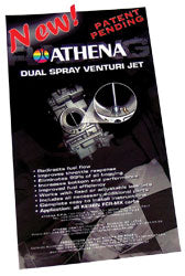 ATHENA DUAL SPRAY VENTURI JET KIT KEIHIN FCR ALL PART# P400000180002 NEW
