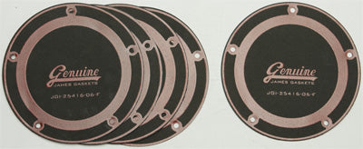 JAMES GASKETS CLUTCH DERBY COVER GASKETS FOAMET W/BEAD 5/PK PART# JGI-25416-06-F