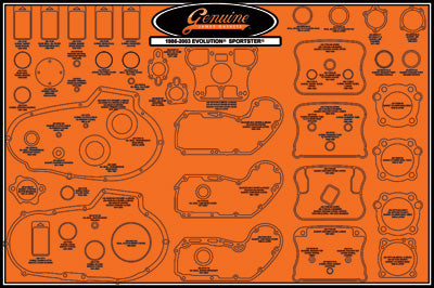 JAMES GASKETS GASKET DISPLAY BOARD PART# JGI-99000-EVXL
