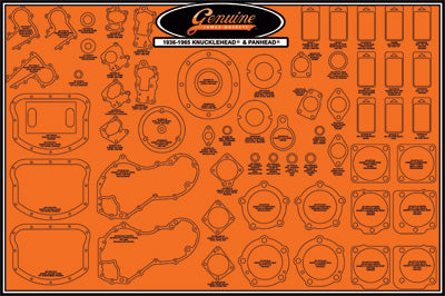 JAMES GASKETS GASKET DISPLAY BOARD PART# JGI-99000-KNPN