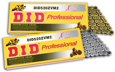 D.I.D X2-RING SEALED 525ZVM2 RIVET MASTERLINK (GOLD) PART# 525ZVM2G MASTER LINK