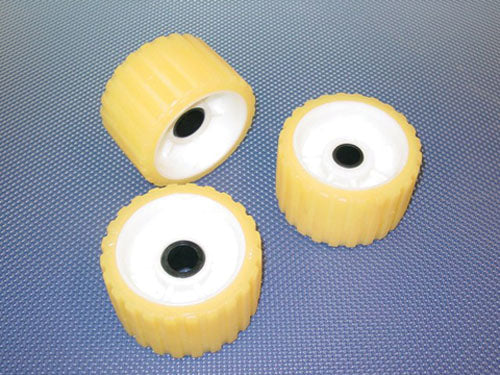YATES RUBBER 500YW-6P TRP RIB ROLLER 5" X 3 4"