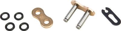 FIRE POWER X-RING CLIP MASTER LINK GOLD 530FPX-SKJ/G