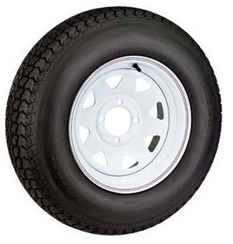 AMERICAN TIRE 30700 530 X 12 B AND WHEEL IMPORTED 4 HOLE PAINTED