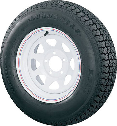 AMERICAN TIRE 32508 ST225 R75 15 C & WHEEL 6 HOLE WHITE