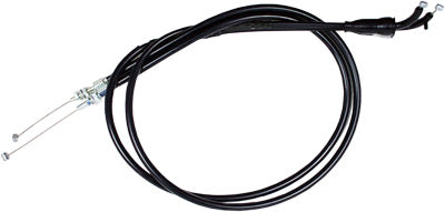 MOTION PRO BLACK VINYL THROTTLE PUSH-PULL CABLE SET 03-0348