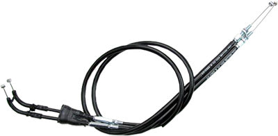 MOTION PRO BLACK VINYL THROTTLE PUSH-PULL CABLE SET 03-0385