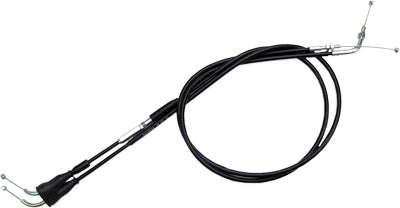 MOTION PRO BLACK VINYL THROTTLE PUSH-PULL CABLE SET 04-0234