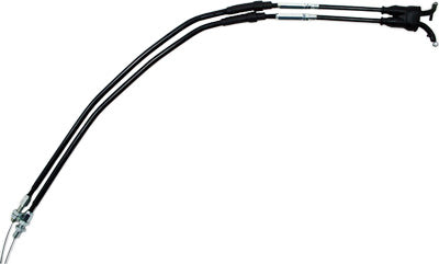 MOTION PRO BLACK VINYL THROTTLE PUSH-PULL CABLE SET 04-0259