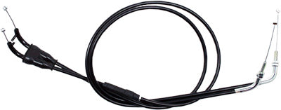 MOTION PRO BLACK VINYL THROTTLE PUSH-PULL CABLE SET 04-0272