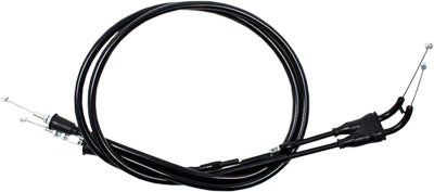 MOTION PRO BLACK VINYL THROTTLE PUSH-PULL CABLE SET 04-0278