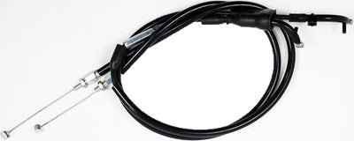 MOTION PRO BLACK VINYL THROTTLE PUSH-PULL CABLE SET 05-0360