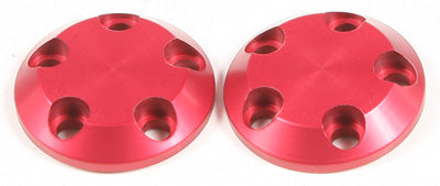 SHOGUN SWINGARM SPOOLS REPLACEMENT ENDS RED PART NUMBER 710-0924