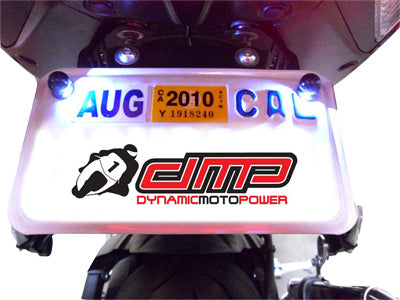 DMP LICENSE PLATE LIGHT KIT BLACK W/WHITE LED PART# 900-2042 NEW
