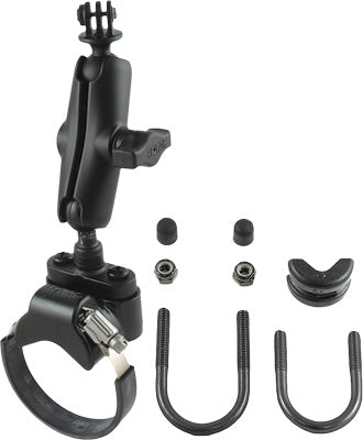 RAM STRAP CLAMP ROLL BAR MOUNT W/1" BALL GOPRO HERO ADAPTER RAM-B-149Z-2-GOP1