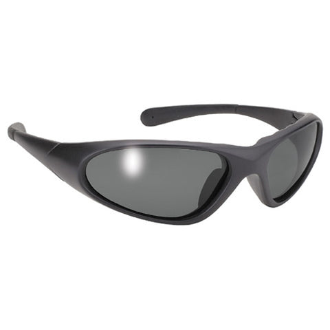 PACIFIC COAST 34430 BLAZE SUNGLASSES BLACK FRAME SMOKE LENS