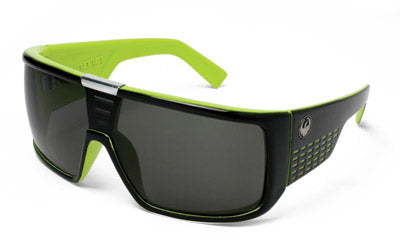 DRAGON DOMO SUNGLASSES JET LIME W/GRE Y LENS PART# 720-1493