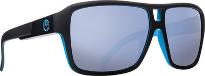DRAGON THE JAM SUNGLASSES MATTE BLACK W/SKY BLUE ION LENS 2.25E+11