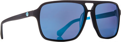 DRAGON PASSPORT SUNGLASSES MATTE BLK BLUE W/SKY BLUE ION LENS 2.63E+11