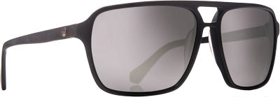DRAGON PASSPORT SUNGLASSES MATTE BLACK W/SILVER ION LENS 2.63E+11