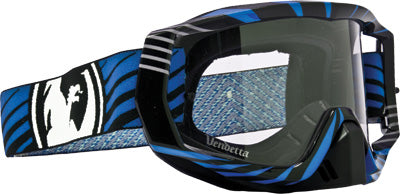 DRAGON VENDETTA GOGGLE VOX BLUE W/CLEAR AFT LENS PART# 722-1362