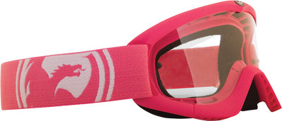 DRAGON MX YOUTH GOGGLE PINK/BLACK W/CLEAR LENS PART# 722-1503