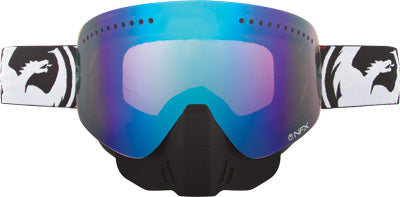 DRAGON NFX SNOW GOGGLE OVERLAP W/BLUE STEEL LENS PART# 722-1551