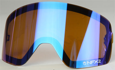 DRAGON NFX2 DUAL REPLACEMENT LENS BLUE STEEL PART# 722-1586