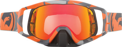 DRAGON VENDETTA GOGGLES ORANGE FLAIR RED ION W/10 PK TEAROFF PART# 722-1880