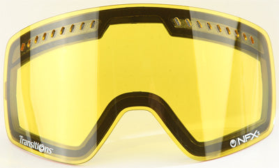 DRAGON NFXS GOGGLE DUAL LENS (INJECTED TRANSITIONS YELLOW) PART# 722-1899