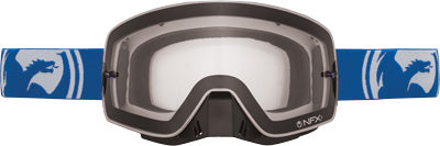 DRAGON NFXS BLUE/WHITE CLEAR LENS PART# 722-1940