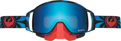DRAGON SNOW FACTOR W/BLUE STEEL YELLOW LENS PART# 722-1958