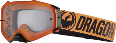 DRAGON MXV PLUS GOGGLE BREAK ORANGE W/CLEAR LENS 3.59E+11