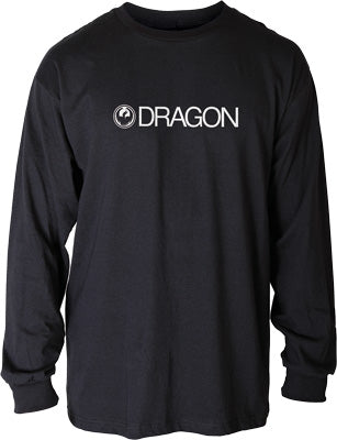 DRAGON TRADEMARK L/S BLACK LARGE PART# 723-2483-00L