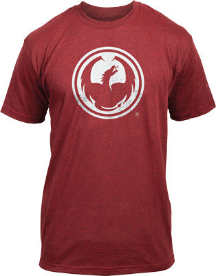 DRAGON ICON TEE BRICK HEATHER MEDIUM PART# 723-2566-06M