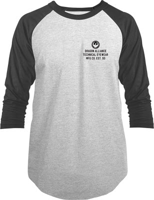 DRAGON TECH 3/4 TEE BLACK LARGE PART# 723-2612-00L