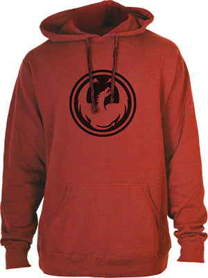 DRAGON ICON HOODIE RED MEDIUM PART# 723-3143-02M