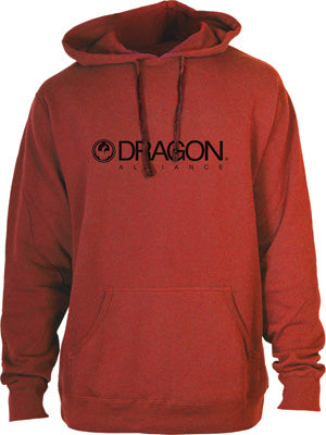 DRAGON TRADEMARK HOODIE RED LARGE PART# 723-3144-02L