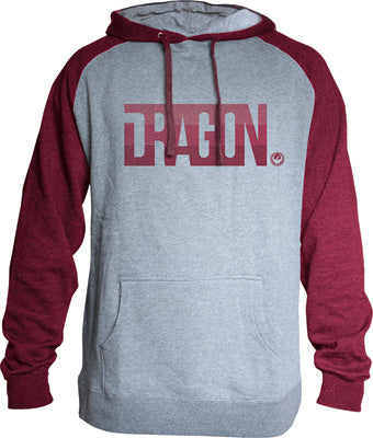 DRAGON FIRM HOODIE BURGUNDY HEATHER MEDIUM PART# 723-3153-06M